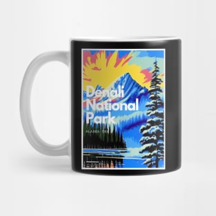 Denali National Park hike Alaska United States Mug